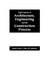 Cover image: Legal Aspects of Architecture, Engineering and the Construction Process 9th edition 9781111578718