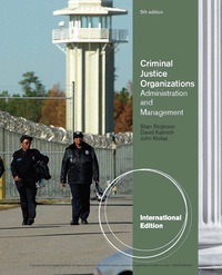 Cover image: 3P EBK CRIMAL JUST ORGZS ISE 5th edition 9781111356460