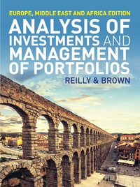 ANALYSIS OF INVESTMENTS AND MANAGEMENT OF PORTFOLIOS