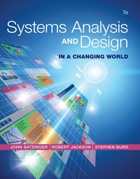 SYSTEMS ANALYSIS AND DESIGN IN A CHANGING WORLD