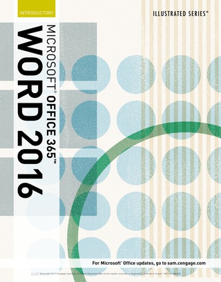 Illustrated Microsoft Office 365 and Word 2016 Introductory