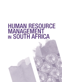 Cover image: Human Resource Management in South Africa 6th edition 9781473751125