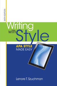 Cover image: Writing with Style: APA Style Made Easy 6th edition 9781473754775