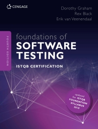 Cover image: Foundations of Software Testing ISTQB Certification 4th edition 9781473764798