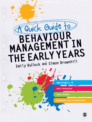 Quick Guide to Behaviour Management in the Early Years