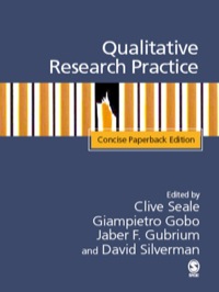 Cover image: Qualitative Research Practice 1st edition 9781412934206
