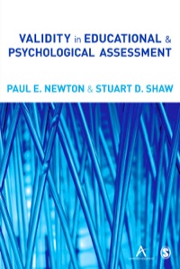 Titelbild: Validity in Educational and Psychological Assessment 1st edition 9781446253229
