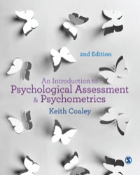 Cover image: An Introduction to Psychological Assessment and Psychometrics 2nd edition 9781446267141