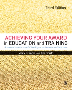 ACHIEVING YOUR AWARD IN EDUCATION AND TRAINING