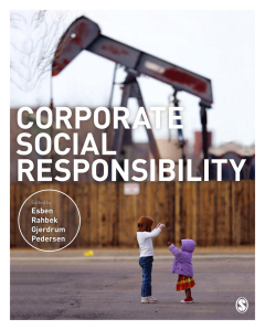 CORPORATE SOCIAL RESPONSIBILITY