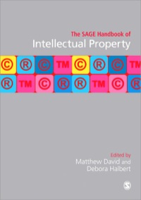 Cover image: The SAGE Handbook of Intellectual Property 1st edition 9781446266342