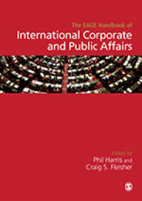 Cover image: The SAGE Handbook of International Corporate and Public Affairs 1st edition 9781446276112