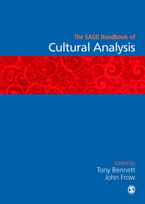Cover image for book The SAGE Handbook of Cultural Analysis