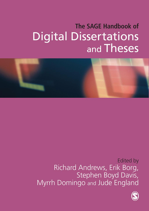 Cover image for book The SAGE Handbook of Digital Dissertations and Theses