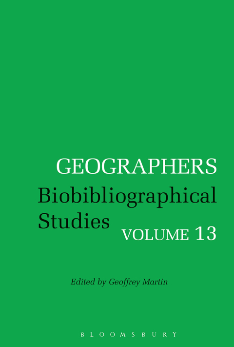 Cover image for book Geographers