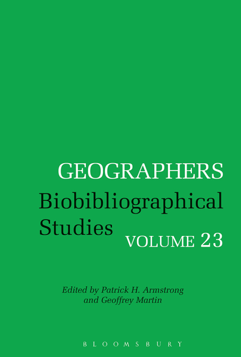 Cover image for book Geographers
