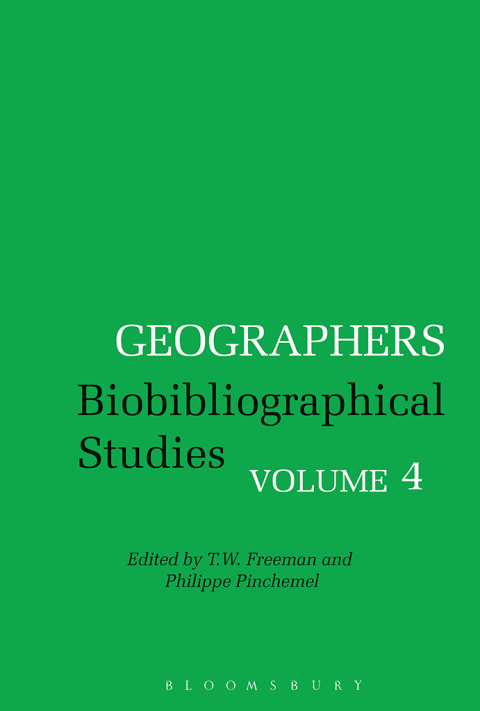 Cover image for book Geographers