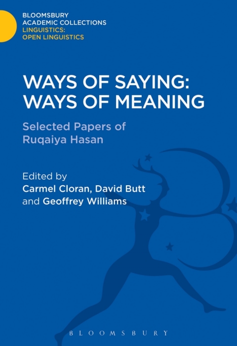 Cover image for book Ways of Saying: Ways of Meaning