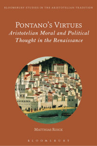 صورة الغلاف: Pontano’s Virtues 1st edition 9781474281850