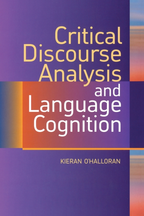 Cover image for book Critical Discourse Analysis and Language Cognition