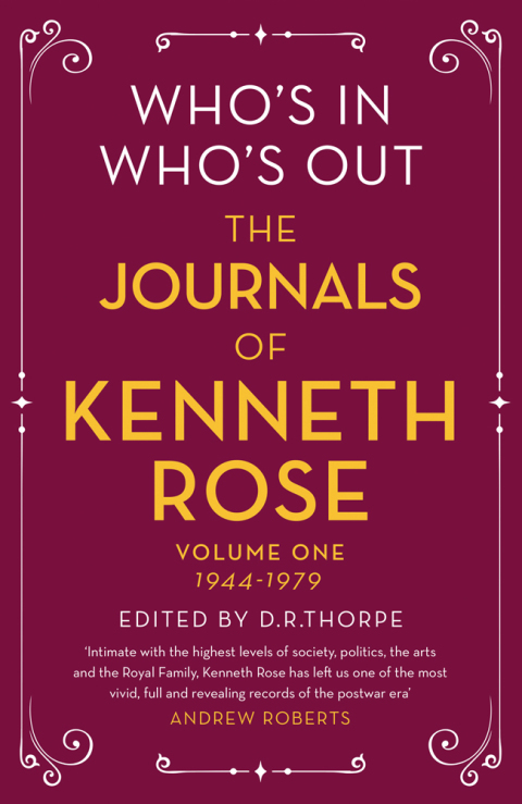Cover image for book Who's In, Who's Out: The Journals of Kenneth Rose