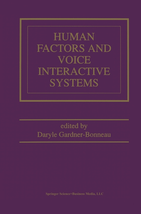 Cover image for book Human Factors and Voice Interactive Systems