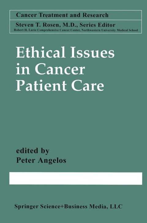 Cover image for book Ethical Issues in Cancer Patient Care