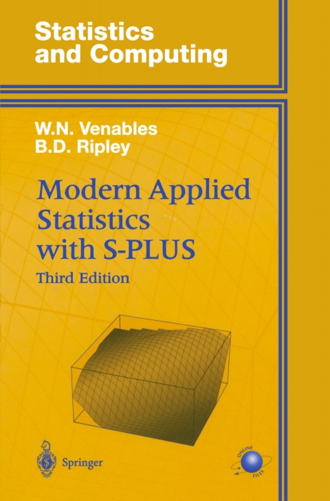 Cover image for book Modern Applied Statistics with S-PLUS