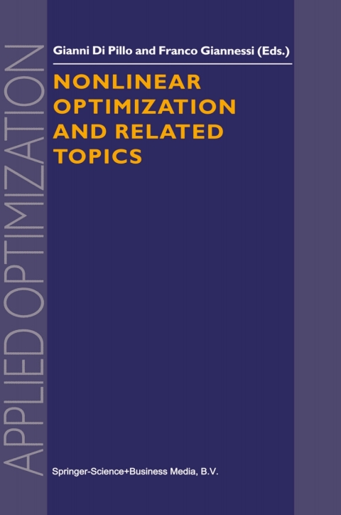 Cover image for book Nonlinear Optimization and Related Topics