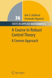 Cover image: A Course in Robust Control Theory 9780387989457
