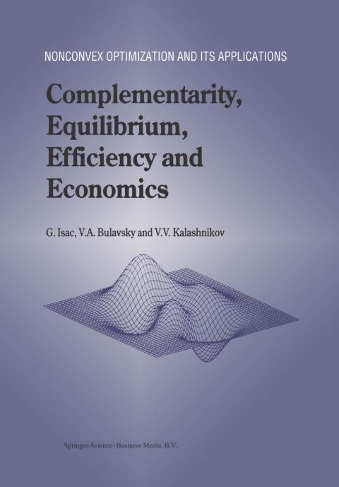 Cover image for book Complementarity, Equilibrium, Efficiency and Economics