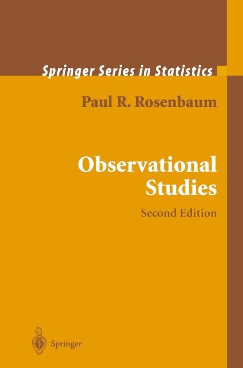 Cover image for book Observational Studies