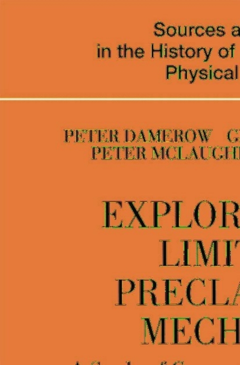 Cover image for book Exploring the Limits of Preclassical Mechanics