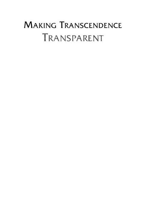 Making Transcendence Transparent 