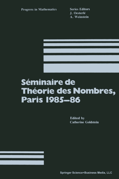 Cover image for book Séminaire de Théorie des Nombres, Paris 1985–86