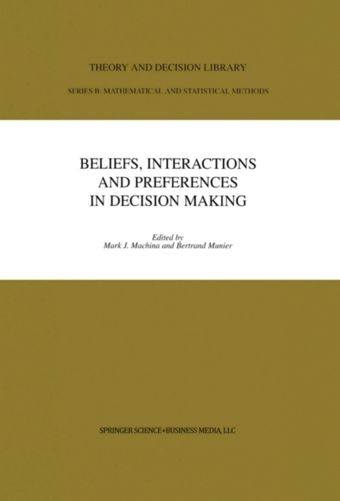 Cover image for book Beliefs, Interactions and Preferences