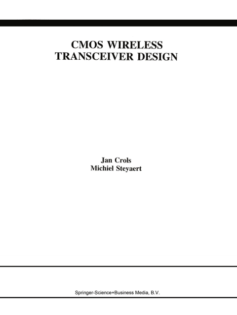 CMOS Wireless Transceiver Design 