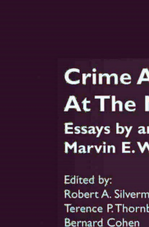 Cover image for book Crime and Justice at the Millennium