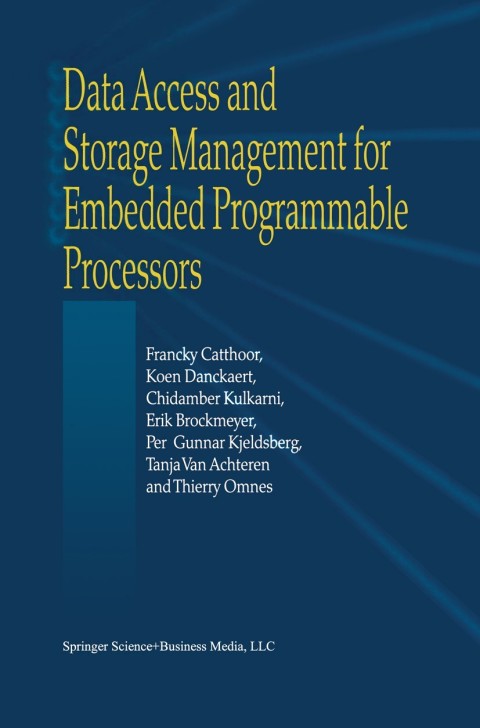 Cover image for book Data Access and Storage Management for Embedded Programmable Processors