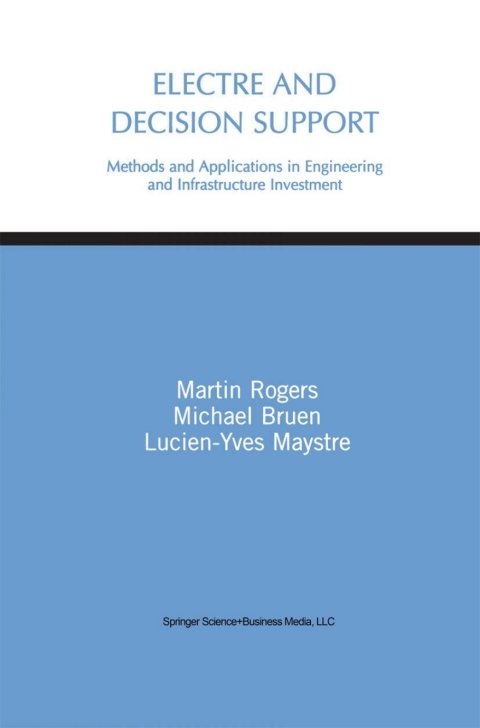 Cover image for book Electre and Decision Support
