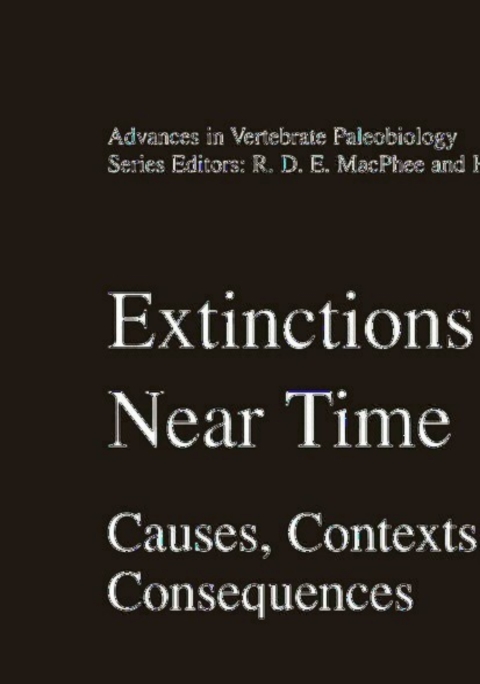 Cover image for book Extinctions in Near Time