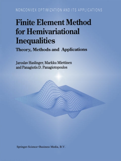 Cover image for book Finite Element Method for Hemivariational Inequalities