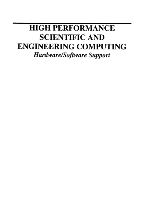 Cover image for book High Performance Scientific and Engineering Computing