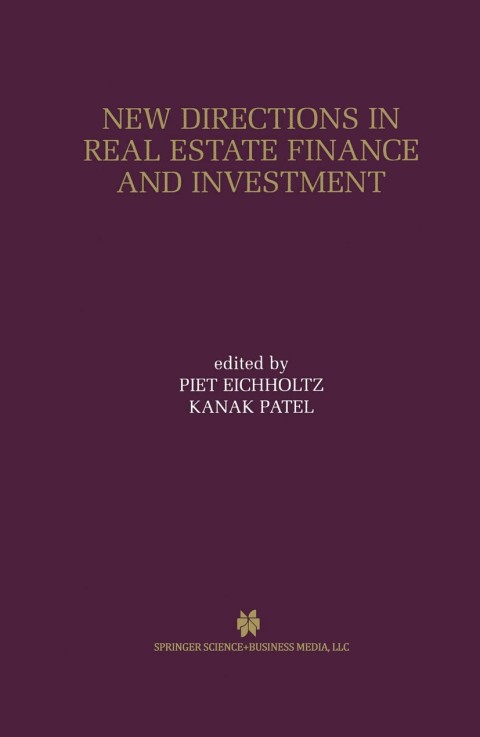 Cover image for book New Directions in Real Estate Finance and Investment