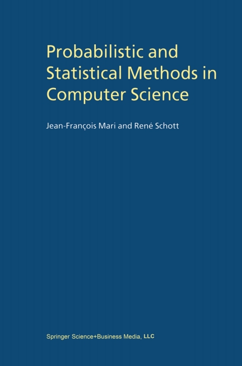 Cover image for book Probabilistic and Statistical Methods in Computer Science