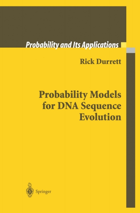Cover image for book Probability Models for DNA Sequence Evolution