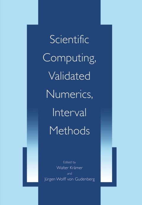 Cover image for book Scientific Computing, Validated Numerics, Interval Methods