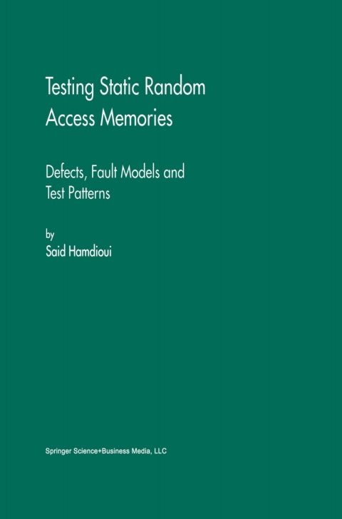 Cover image for book Testing Static Random Access Memories
