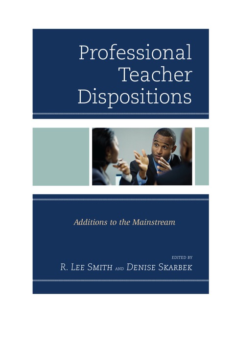 Cover image for book Professional Teacher Dispositions