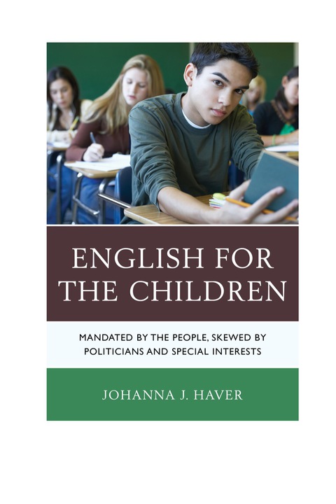 Cover image for book English for the Children